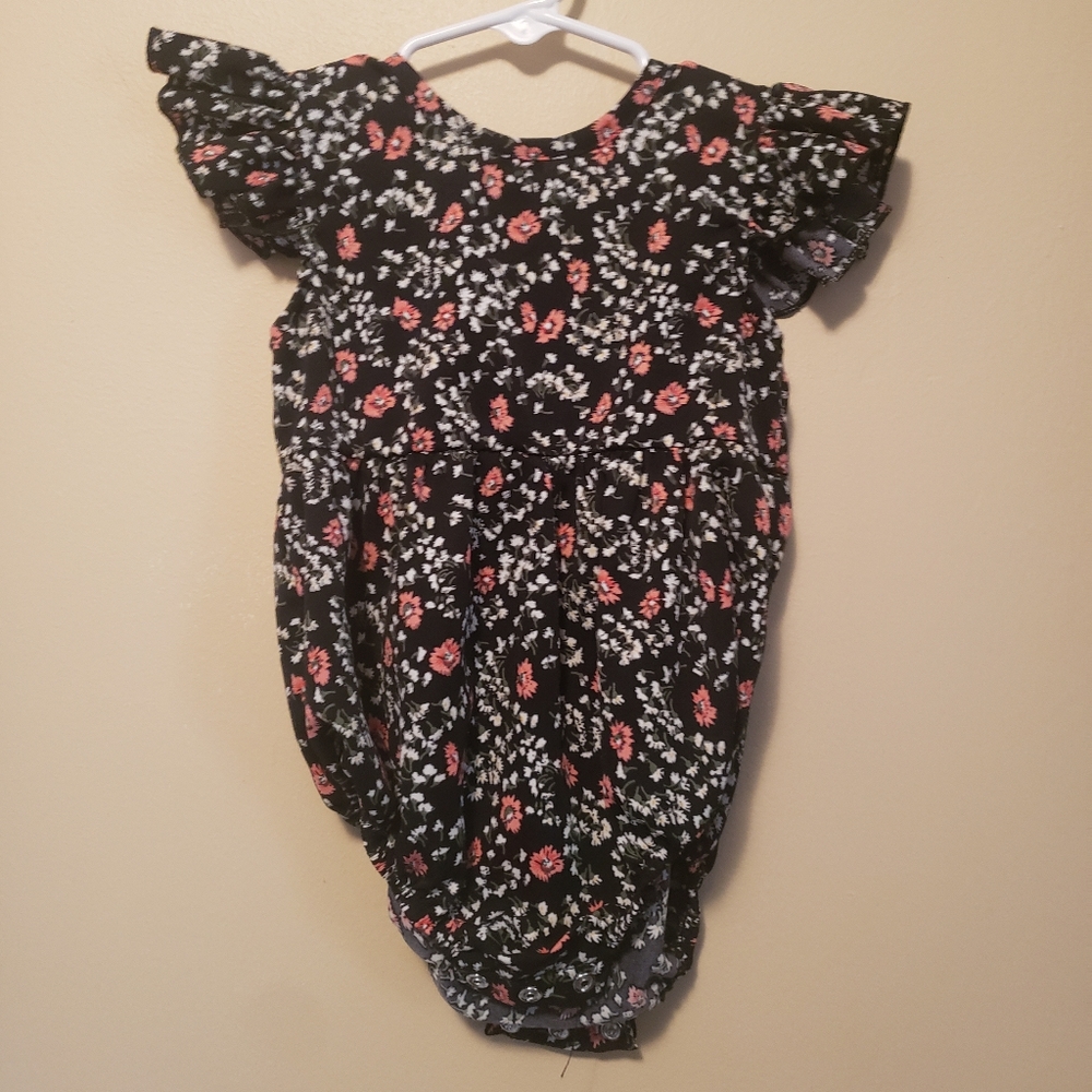 12-18 Month Floral Bubble Romper